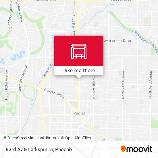 Mapa de 83rd Av & Larkspur Dr