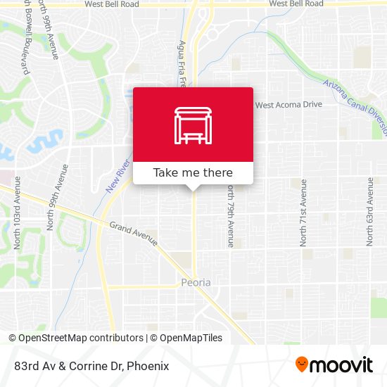 Mapa de 83rd Av & Corrine Dr