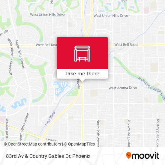 Mapa de 83rd Av & Country Gables Dr