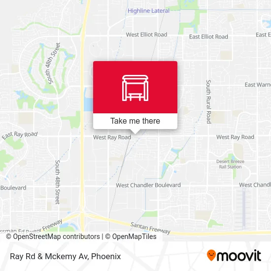 Ray Rd & Mckemy Av map