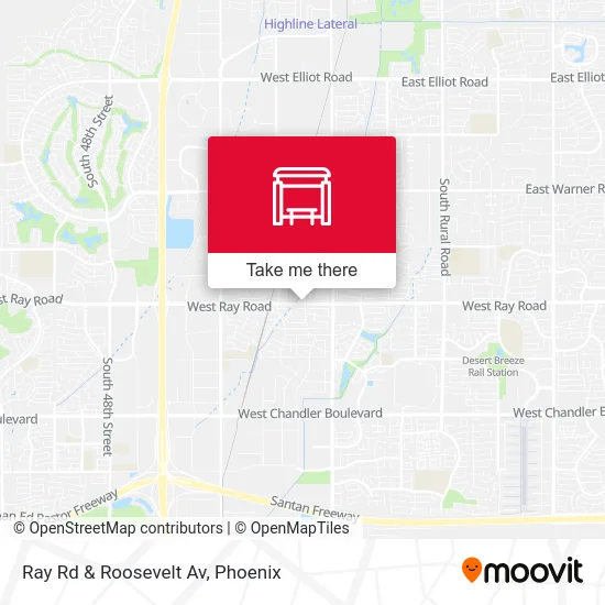 Ray Rd & Roosevelt Av map