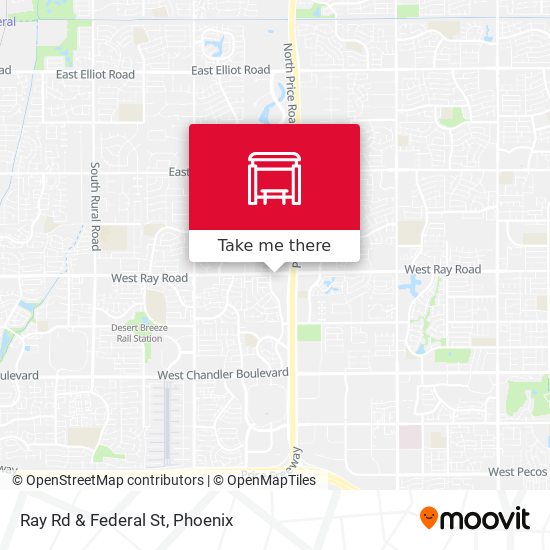 Mapa de Ray Rd & Federal St