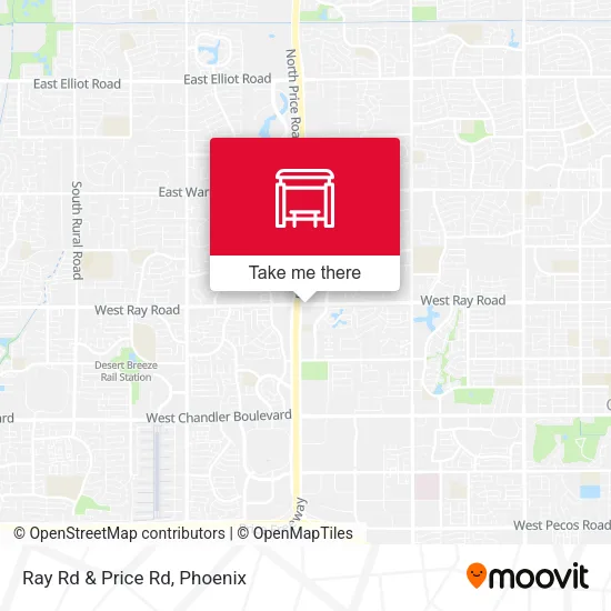 Ray Rd & Price Rd map