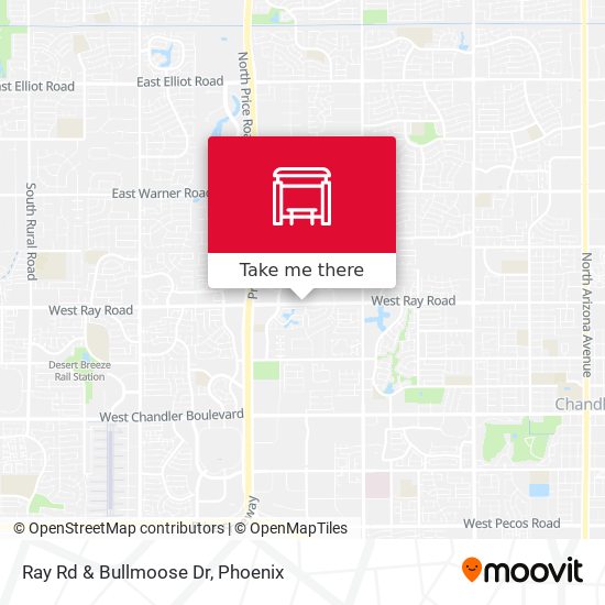 Mapa de Ray Rd & Bullmoose Dr
