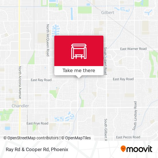 Ray Rd & Cooper Rd map