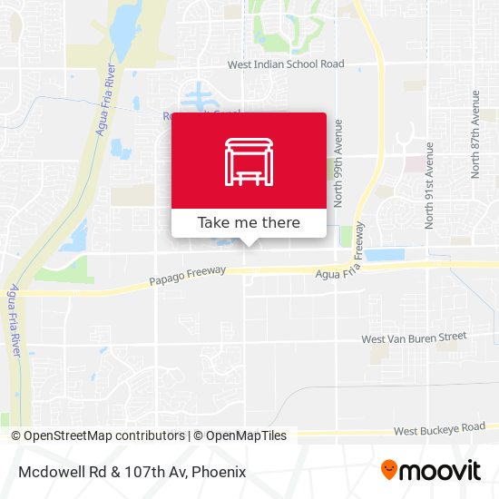 Mcdowell Rd & 107th Av map