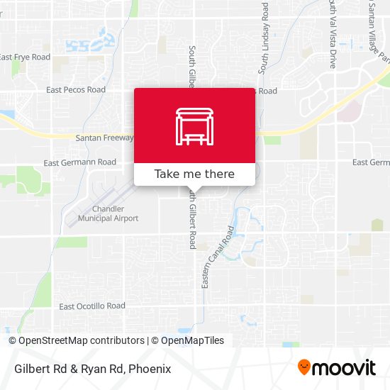 Mapa de Gilbert Rd & Ryan Rd