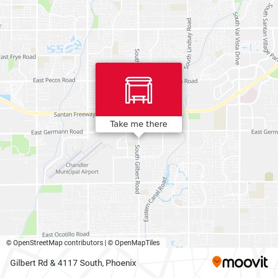Gilbert Rd & 4117 South map