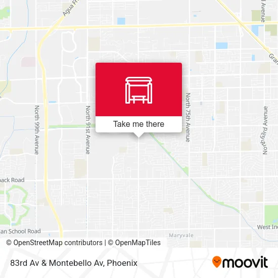 83rd Av & Montebello Av map