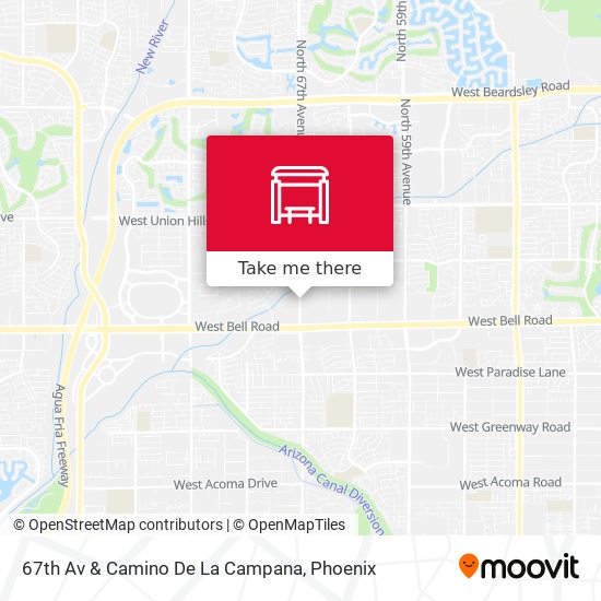 Mapa de 67th Av & Camino De La Campana