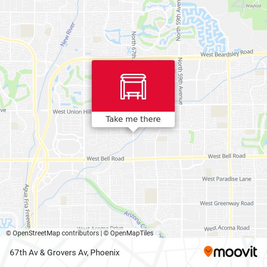 Mapa de 67th Av & Grovers Av