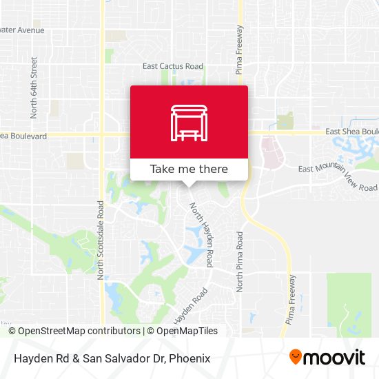 Mapa de Hayden Rd & San Salvador Dr