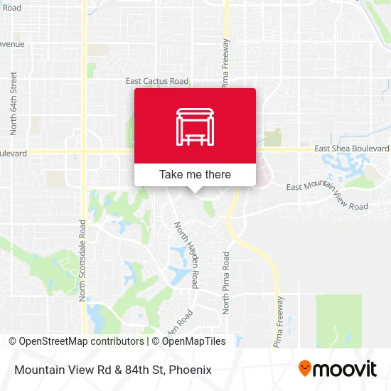 Mountain View Rd & 84th St map