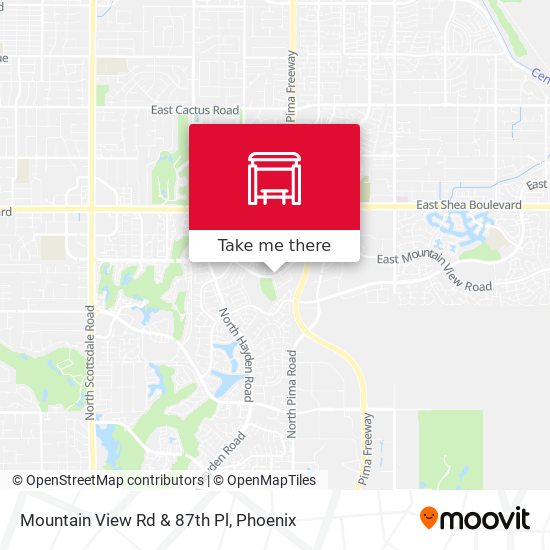Mapa de Mountain View Rd & 87th Pl