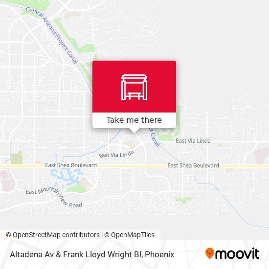 Mapa de Altadena Av & Frank Lloyd Wright Bl