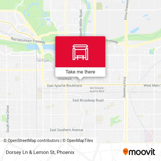 Mapa de Dorsey Ln & Lemon St