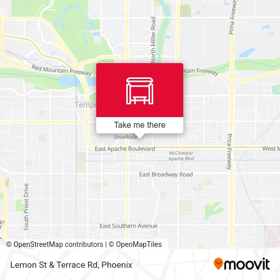 Mapa de Lemon St & Terrace Rd
