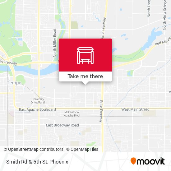 Mapa de Smith Rd & 5th St