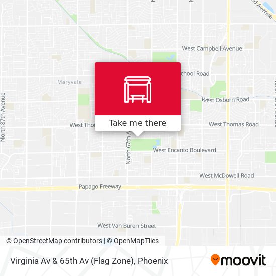 Mapa de Virginia Av & 65th Av (Flag Zone)