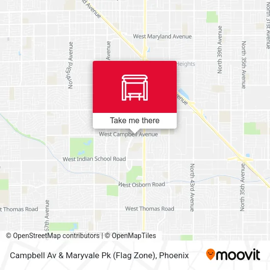 Campbell Av & Maryvale Pk (Flag Zone) map