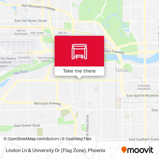 Lindon Ln & University Dr (Flag Zone) map