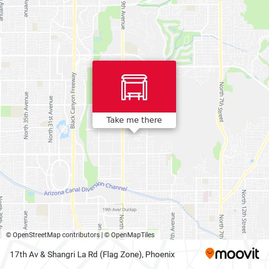 17th Av & Shangri La Rd (Flag Zone) map