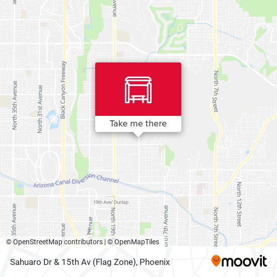 Mapa de Sahuaro Dr & 15th Av (Flag Zone)