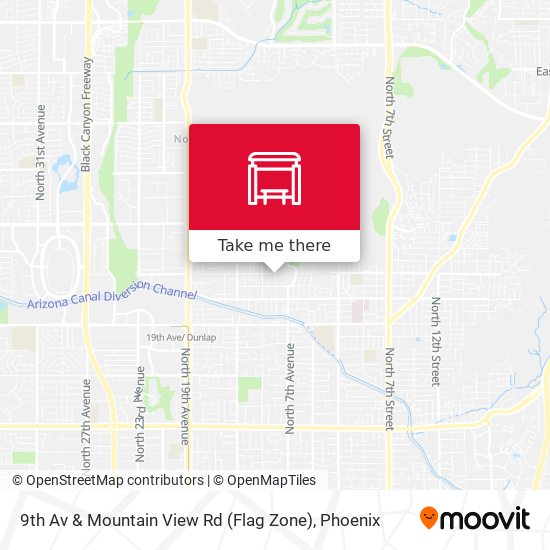 9th Av & Mountain View Rd (Flag Zone) map