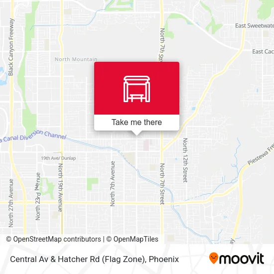 Mapa de Central Av & Hatcher Rd (Flag Zone)