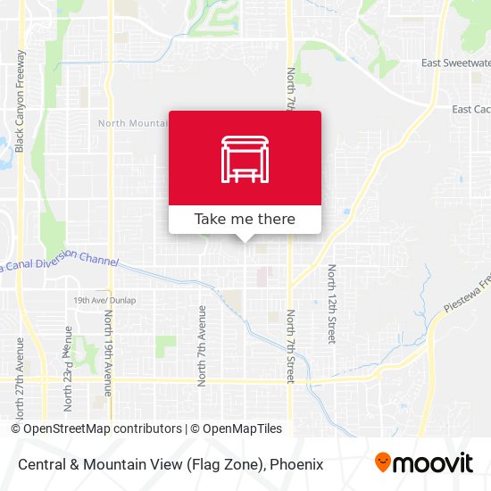 Mapa de Central & Mountain View (Flag Zone)