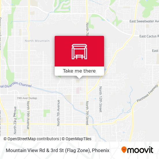 Mountain View Rd & 3rd St (Flag Zone) map