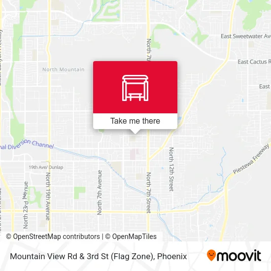 Mountain View Rd & 3rd St (Flag Zone) map