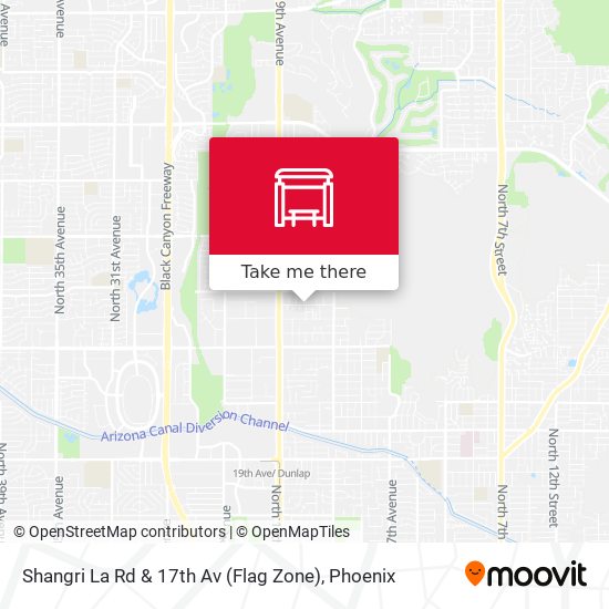 Shangri La Rd & 17th Av (Flag Zone) map