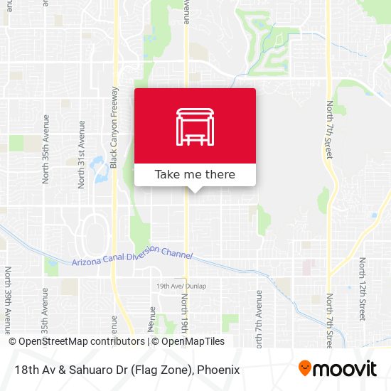 Mapa de 18th Av & Sahuaro Dr (Flag Zone)