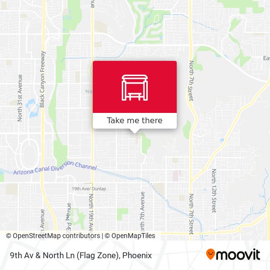 Mapa de 9th Av & North Ln (Flag Zone)