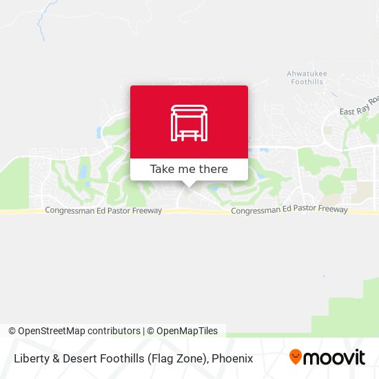 Mapa de Liberty & Desert Foothills (Flag Zone)