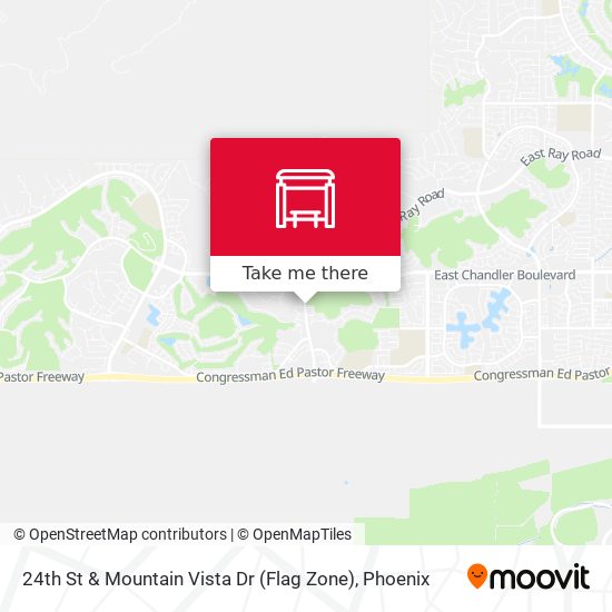 24th St & Mountain Vista Dr (Flag Zone) map