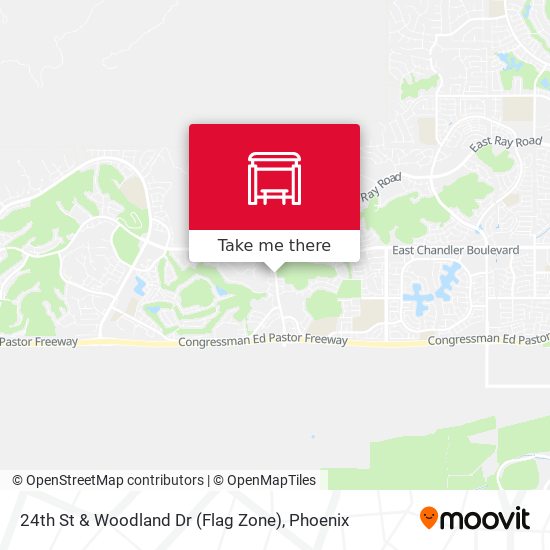 Mapa de 24th St & Woodland Dr (Flag Zone)