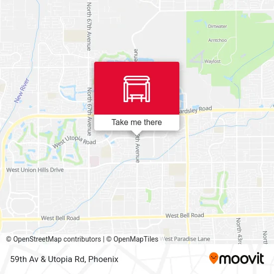 59th Av & Utopia Rd map