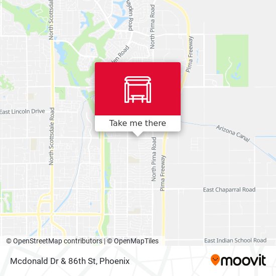 Mapa de Mcdonald Dr & 86th St