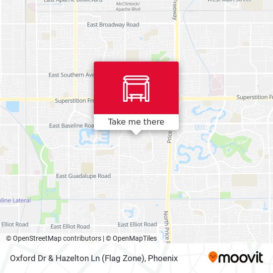 Oxford Dr & Hazelton Ln (Flag Zone) map