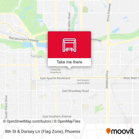 Mapa de 8th St & Dorsey Ln (Flag Zone)