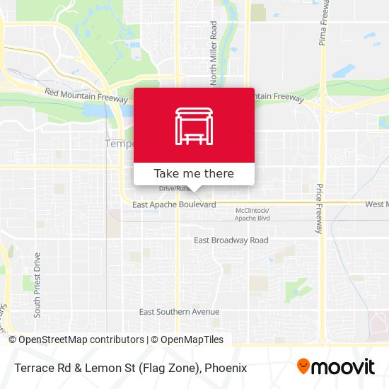 Mapa de Terrace Rd & Lemon St (Flag Zone)