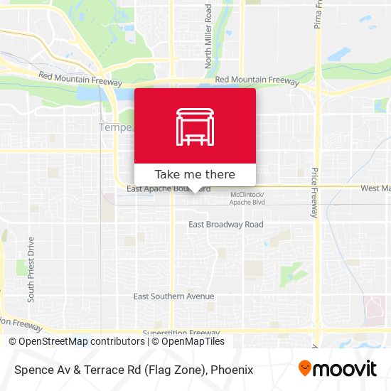 Mapa de Spence Av & Terrace Rd (Flag Zone)