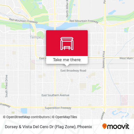 Mapa de Dorsey & Vista Del Cero Dr (Flag Zone)