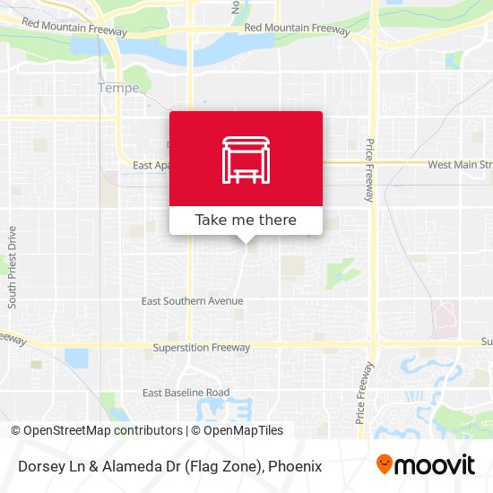 Mapa de Dorsey Ln & Alameda Dr (Flag Zone)