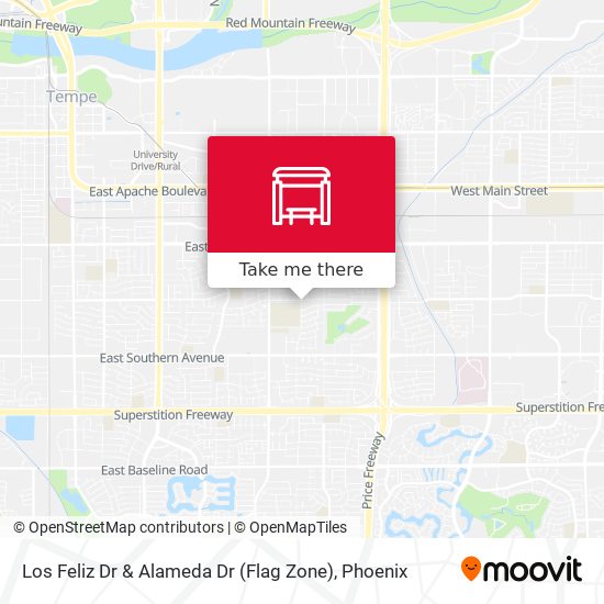 Los Feliz Dr & Alameda Dr (Flag Zone) map