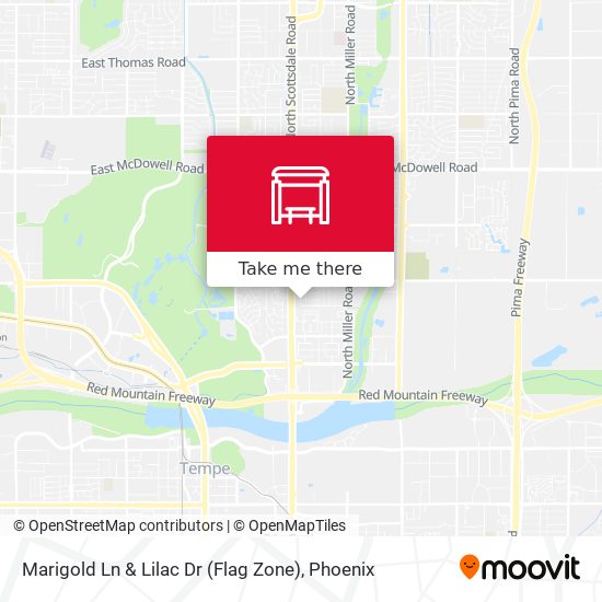 Mapa de Marigold Ln & Lilac Dr (Flag Zone)