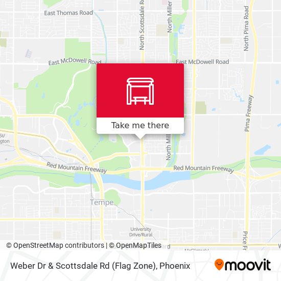 Mapa de Weber Dr & Scottsdale Rd (Flag Zone)