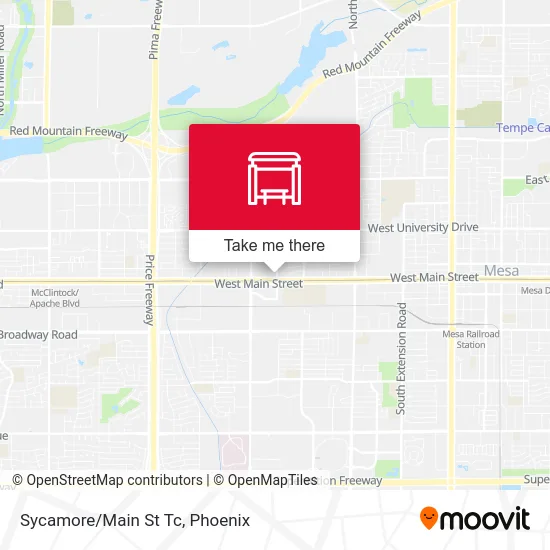 Sycamore/Main St Tc map